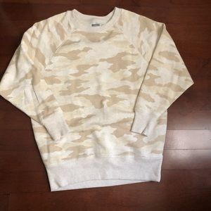 Aerie Camo Crewneck Oversized Sweatshirt